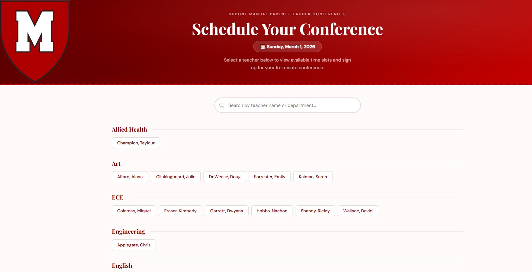 Parent Teacher Conference
